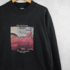 画像1: 90's River City Street Band ファンキーロックバンド プリントロンT BLACK M (1)