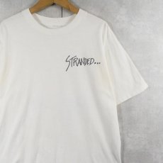 画像2: 80's Budwiser "STRNDED..." ビールメーカーイラストプリントTシャツ (2)