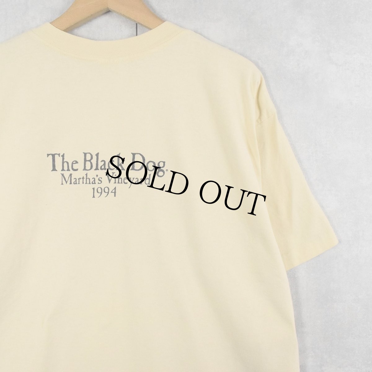 画像2: 90's The Black Dog USA製 犬プリントTシャツ XL (2)