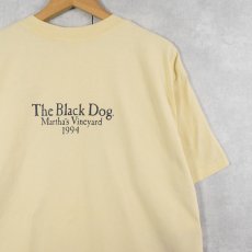 画像2: 90's The Black Dog USA製 犬プリントTシャツ XL (2)