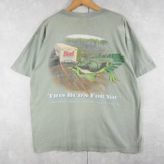 画像2: 90's Budweiser USA製 "THIS BUD'S FOR YOU" ビールメーカー プリントTシャツ XL (2)