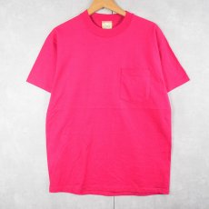 画像1: 90's L.L.Bean×RUSSELL ATHLETIC USA製 無地ポケットTシャツ DEADSTOCK M (1)