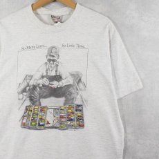 画像1: 90's "So Many Lures... So Little Time." フィッシングプリントTシャツ L (1)