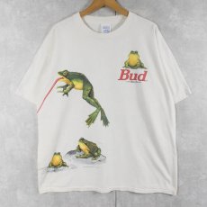 画像1: 90's Budweiser USA製 ビールメーカー 巻きプリントTシャツ XL (1)