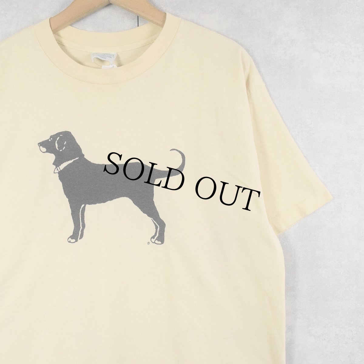 画像1: 90's The Black Dog USA製 犬プリントTシャツ XL (1)