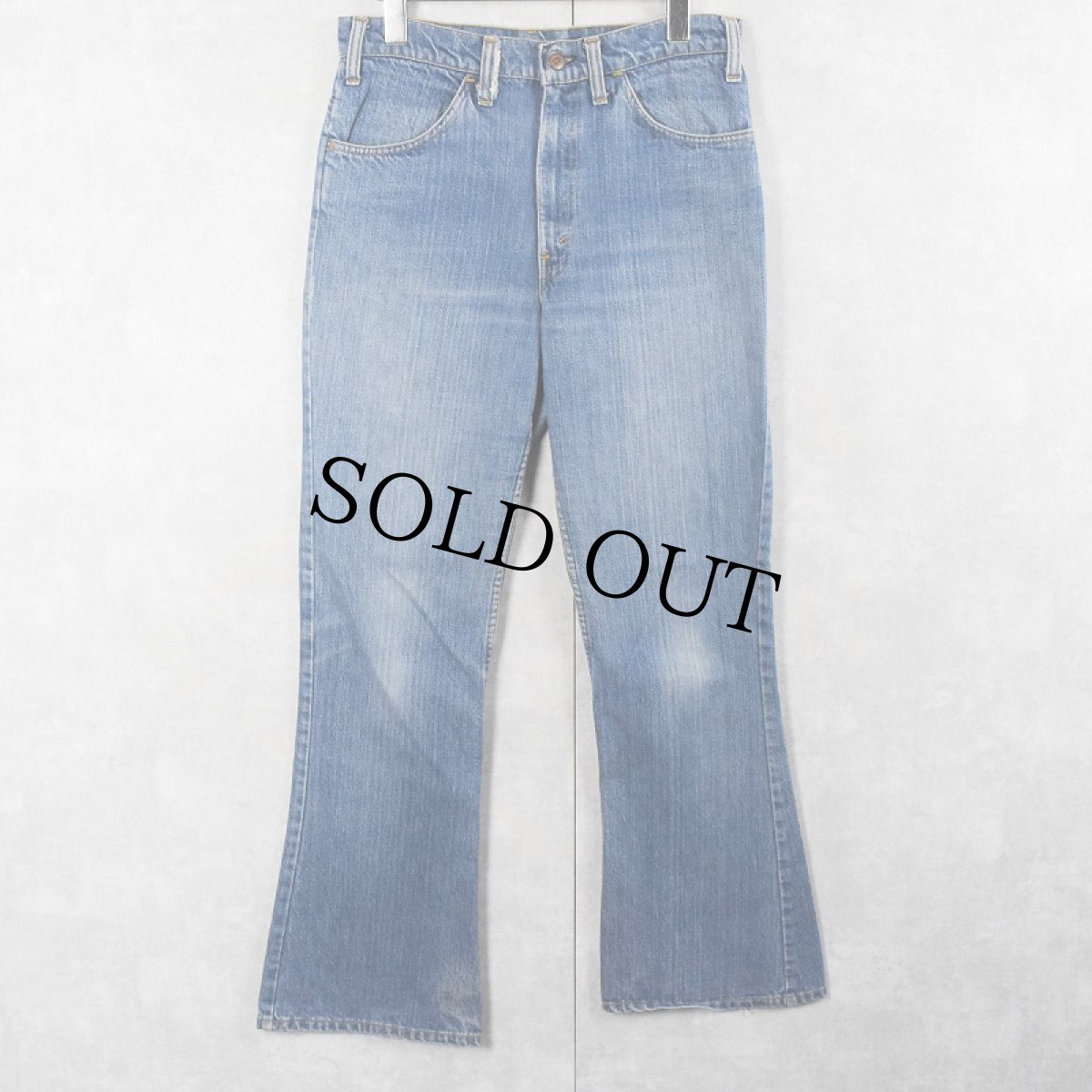画像1: 70〜80's Levi's フレアデニムパンツ W30 (1)