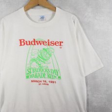 画像1: 90's Budwiser USA製 ビールメーカー プリントTシャツ XL (1)