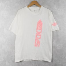 画像1: 80's adidas USA製 ロゴプリントTシャツ M (1)