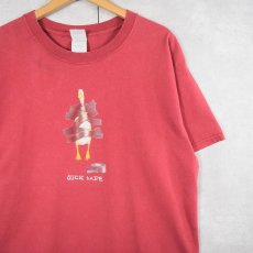 画像1: Will Bullas "DUCK TAPE" アートプリントTシャツ L (1)