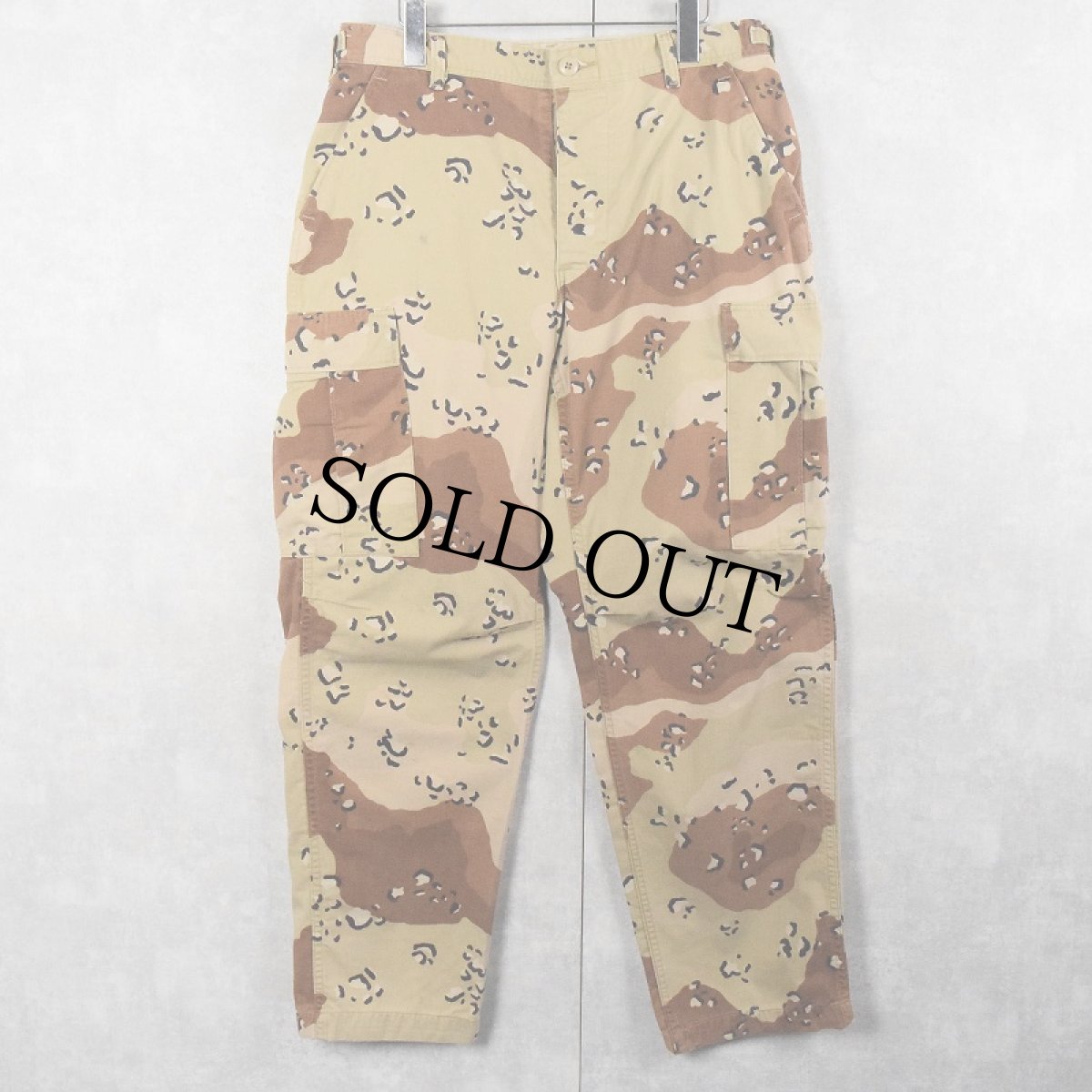 画像1: 90's U.S.ARMY チョコチップカモ コンバットパンツ MEDIUM-REGULAR (1)