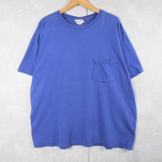 画像1: 80〜90's BANANA REPUBLIC USA製 無地ポケットTシャツ L (1)