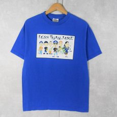 画像1: 90〜2000's LESS THAN JAKE USA製 スカコア・バンドTシャツ M (1)
