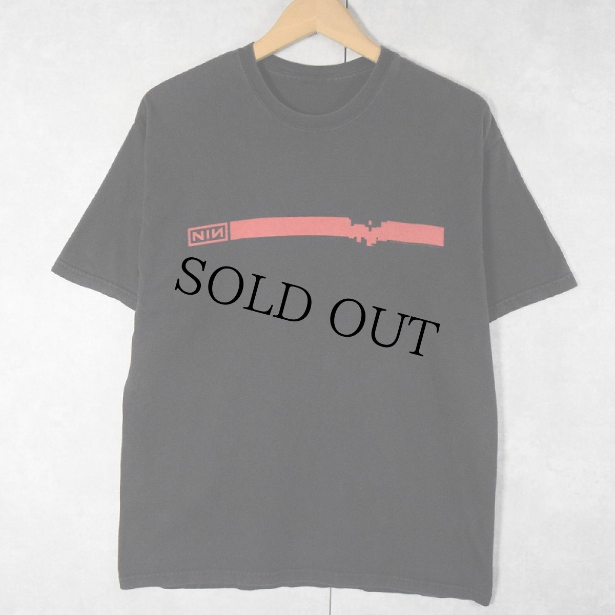 画像1: NINE INCH NAILS ロックバンドTシャツ BLACK (1)