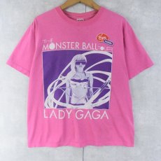 画像1: LADY GAGA "THE MONSTER BALL TOUR" ミュージシャンツアーTシャツ M (1)