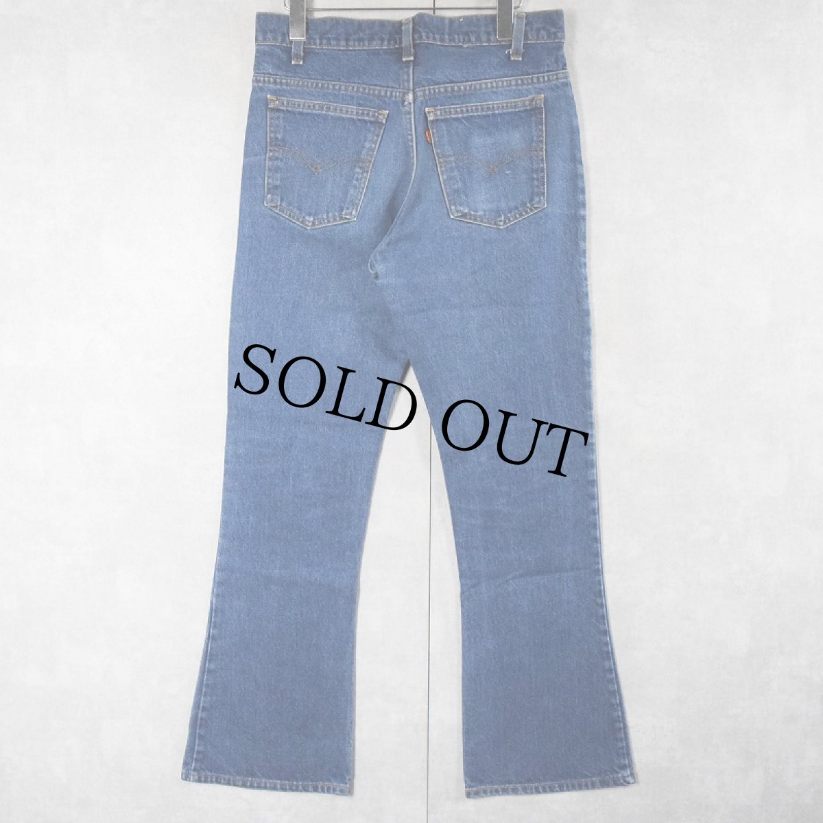 画像2: 90's Levi's 646 USA製 オレンジタブ ベルボトムデニムパンツ W31 (2)