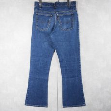画像2: 90's Levi's 646 USA製 オレンジタブ ベルボトムデニムパンツ W31 (2)