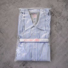 画像1: 90's Brooks Brothers USA製 ストライプ柄 コットンシャツ DEADSTOCK SIZE14 1/2 - 4 (1)
