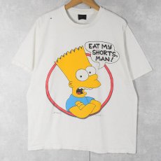 画像1: 90's THE SIMPSONS USA製 "BART SIMPSON" キャラクタープリントTシャツ XL (1)