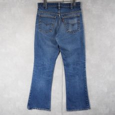 画像2: 90's Levi's 646 USA製 オレンジタブ ベルボトムデニムパンツ W30 (2)