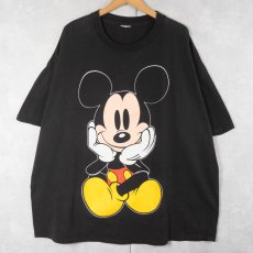 画像1: 90's Disney MICKEY MOUSE キャラクタープリントTシャツ  (1)
