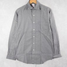 画像2: 90's Brooks Brothers USA製 ピンチェック柄 コットンシャツ DEADSTOCK SIZE14 1/2 - 4 (2)