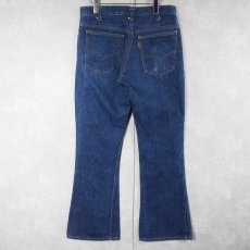 画像2: 70's Levi's 646 オレンジタブ ベルボトムデニムパンツ W31 (2)