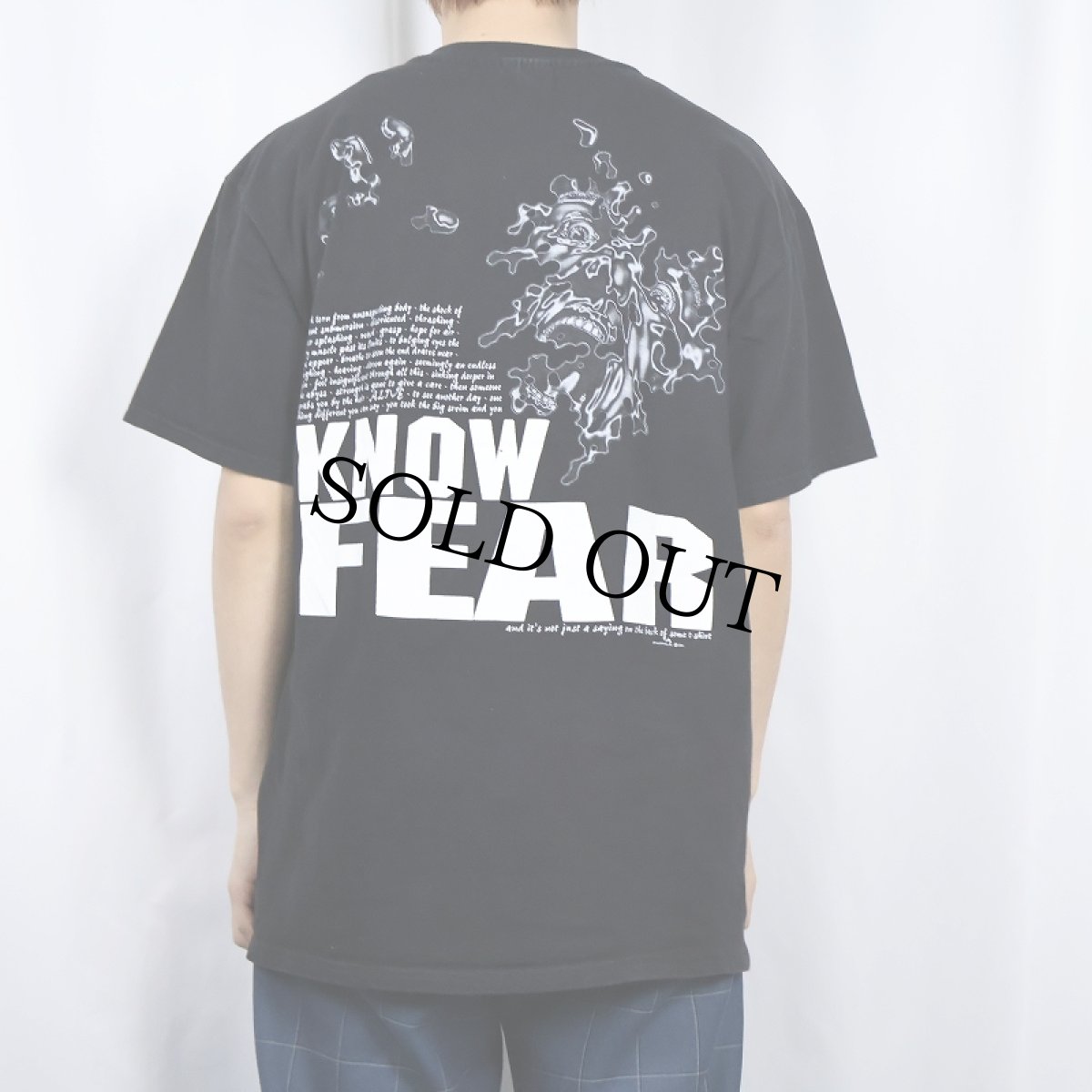 画像4: 2000's "ARKANSAS RIVER" プリントTシャツ BLACK L (4)