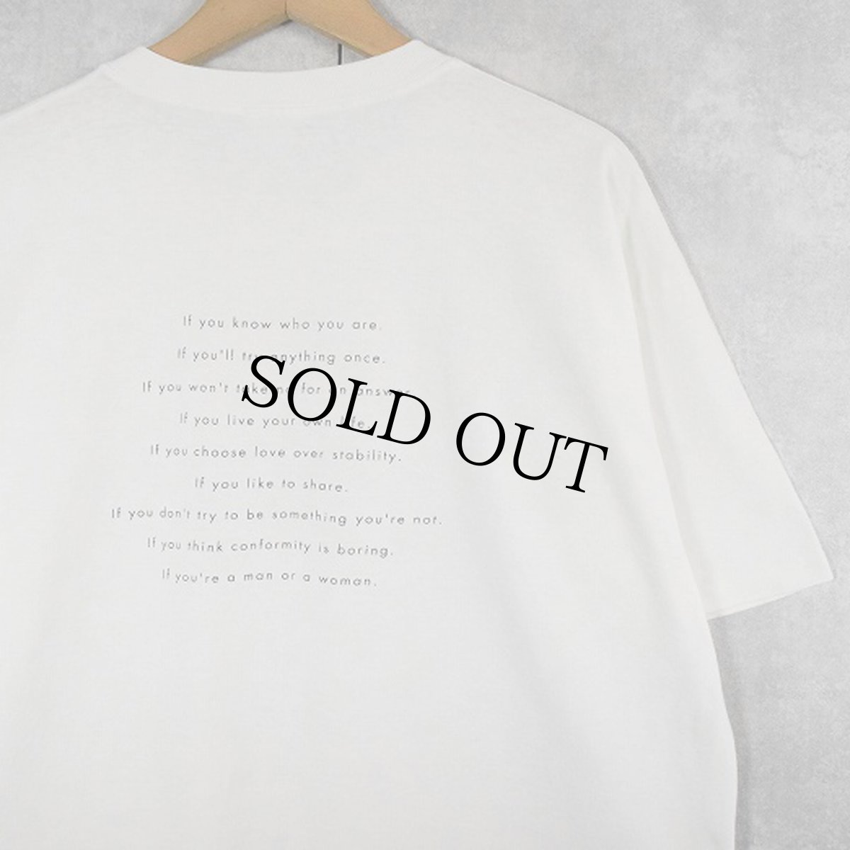 画像2: 90's Calvin Klein "CK ONE" フレグランスプリントTシャツ (2)