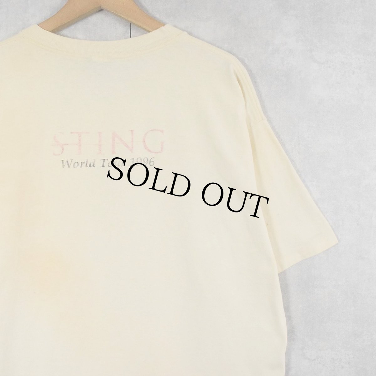 画像2: 1996 STING ミュージシャンツアーTシャツ XL (2)