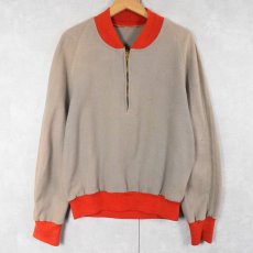 画像2: 60's "503 AIRBONE" ハーフジップウールジャケット M (2)