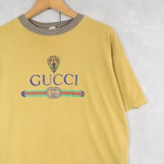 画像1: ブート GUCCI ロゴプリントTシャツ S (1)