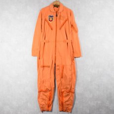 画像2: 60's U.S.AIR FORCE K-2B VERY LIGHT ORANGE FLYING SUIT MEDIUM-REGULAR (2)