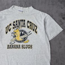 画像1: 90's "UC SANTA CRUZ BANANA SLUGS" USA製 プリントTシャツ XL (1)