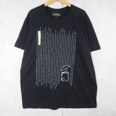 画像1: となりのトトロ 映画キャラクターTシャツ BLACK 2X (1)