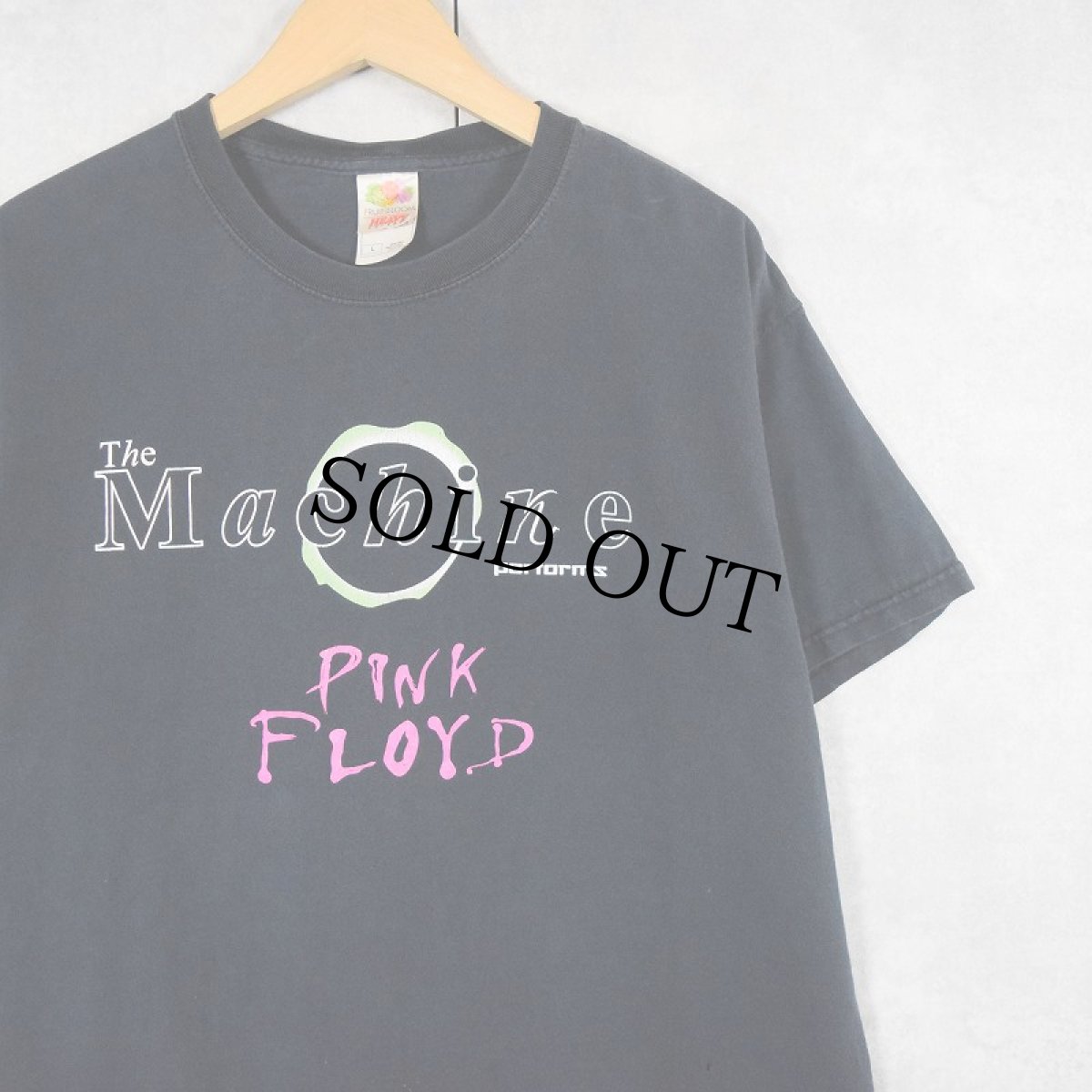 画像1: The Machine "PINK FLOYD" トリビュートバンドTシャツ L (1)
