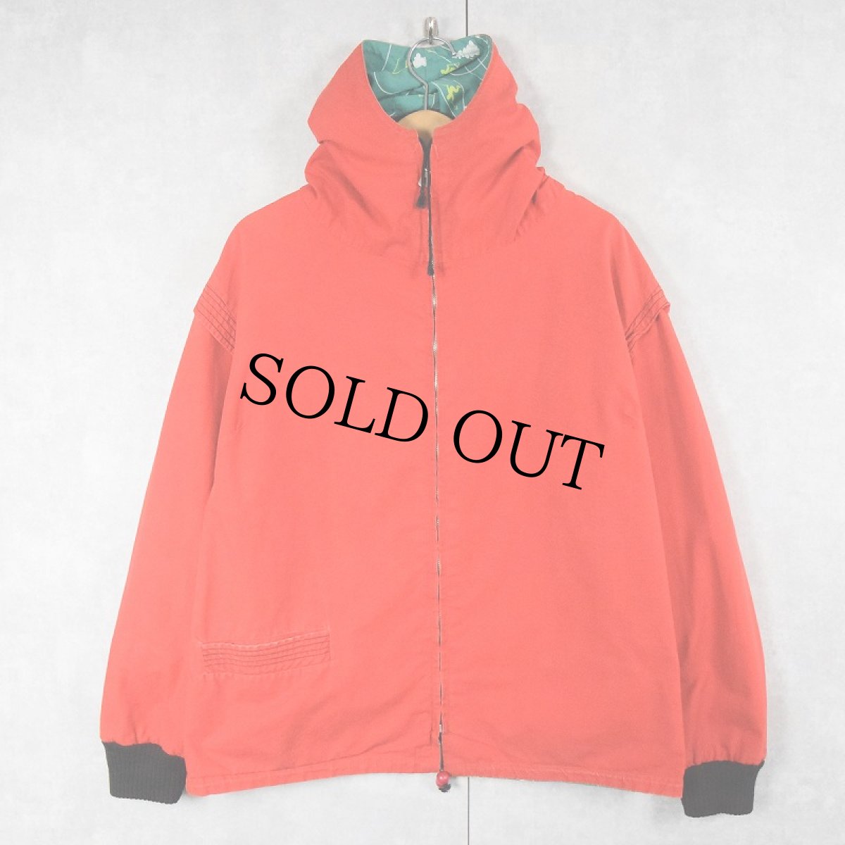 画像2: 60's〜 EURO スキー柄 リバーシブルコットンスキージャケット (2)