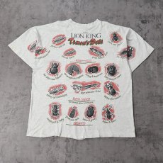 画像2: 90's Disney THE LIONKING "Timon's Deli" キャラクタープリントTシャツ  (2)