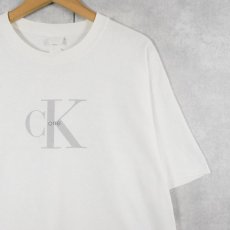 画像1: 90's Calvin Klein "CK ONE" フレグランスプリントTシャツ (1)
