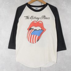 画像1: 1981 The Rolling Stones ロックバンドラグランTシャツ L (1)
