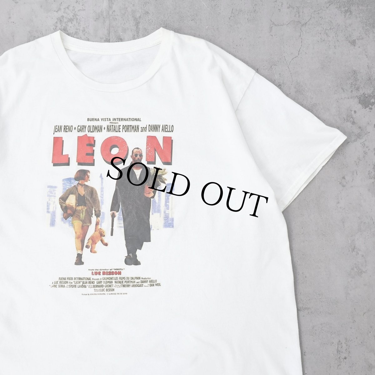 画像1: LEON クライムアクション映画プリントTシャツ  (1)