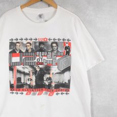 画像1: 2000's U2 "ELEVATION TOUR 2001" ロックバンドツアーTシャツ XL (1)