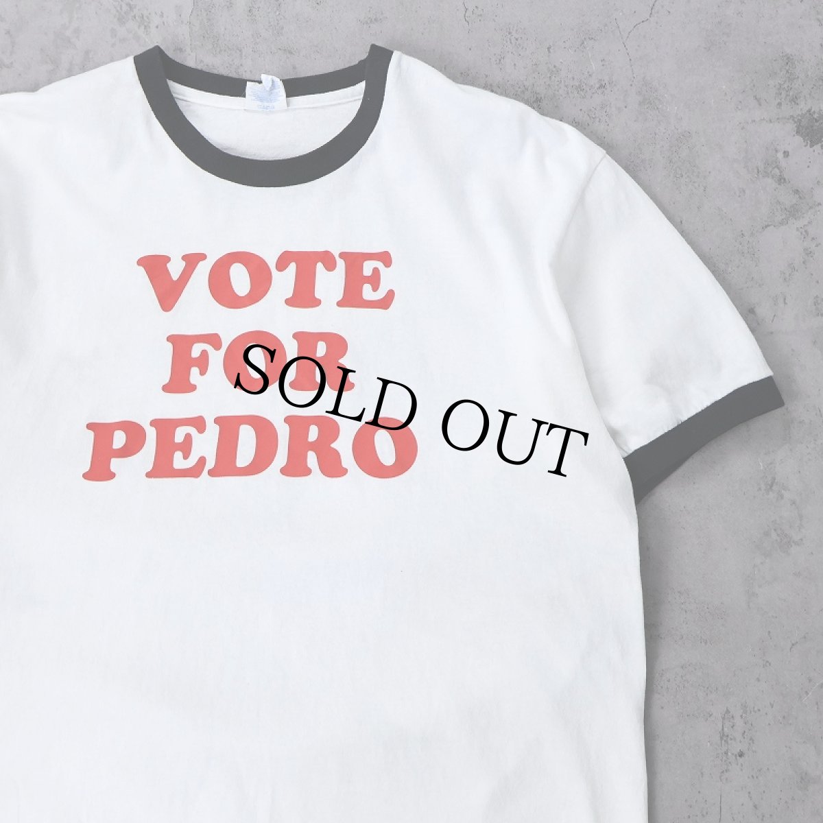画像1: 2000's Napoleon Dynamite "VOTE FOR PEDRO" コメディ映画 プリントリンガーTシャツ L (1)
