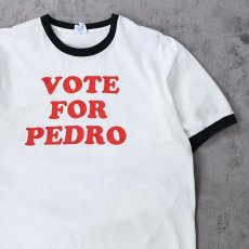 画像1: 2000's Napoleon Dynamite "VOTE FOR PEDRO" コメディ映画 プリントリンガーTシャツ L (1)