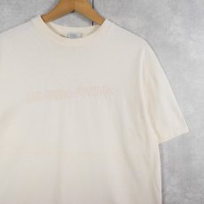 画像1: 90's UNIVERSAL STUDIOS USA製 ロゴ刺繍Tシャツ L (1)