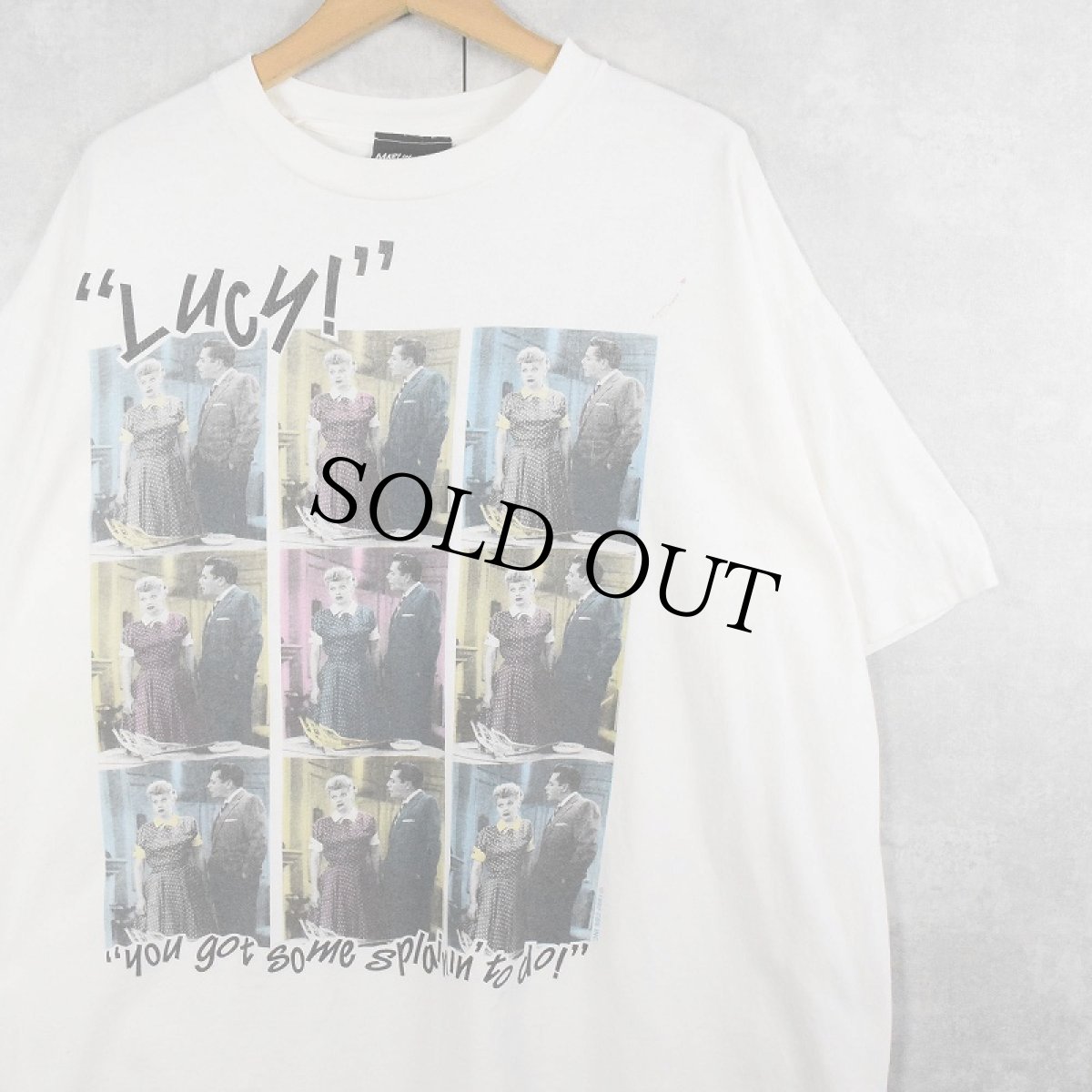 画像1: 90's I Love Lucy USA製 テレビドラマプリントTシャツ XXL (1)