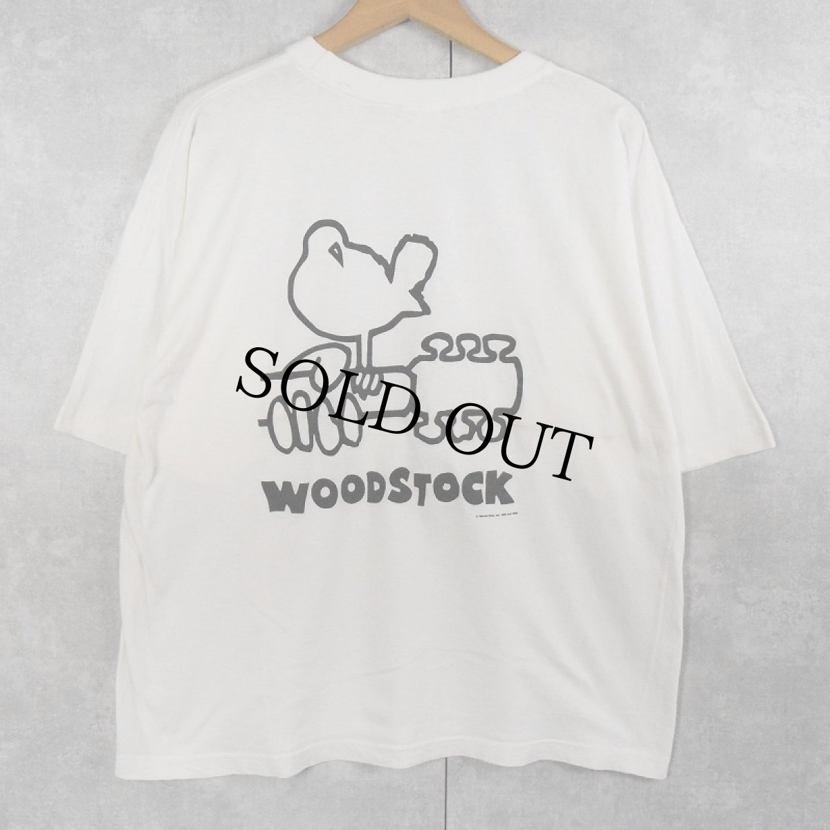 画像1: WOODSTOCK "25th Anniversary" ロックフェスティバルプリントTシャツ (1)