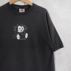 画像1: 2000's FELIX キャラクタープリントTシャツ BLACK XL (1)