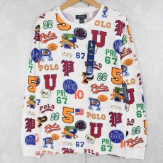 画像1: POLO Ralph Lauren ロゴプリント サーマルロンT タグ付き未使用 M (1)