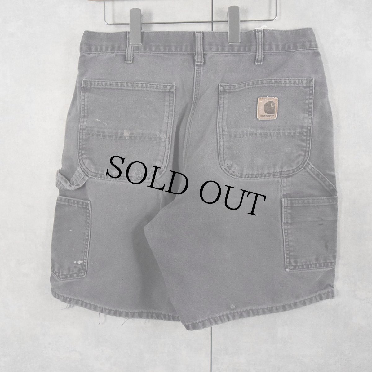 画像2: Carhartt ダックペインターショーツ W33 (2)