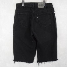 画像4: 90's Levi's SILVER TAB USA製 "LOOSE" カットオフ デニムショーツ W33 (4)
